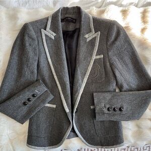 Zara wool blend blazer
